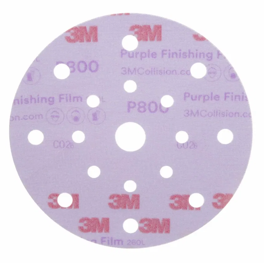 34781 – 3M Sandpaper, Sanding Disc Dust-Free Used For Repairing Large Area Paint Defects P800 Grit 6 Inch Diameter Al...